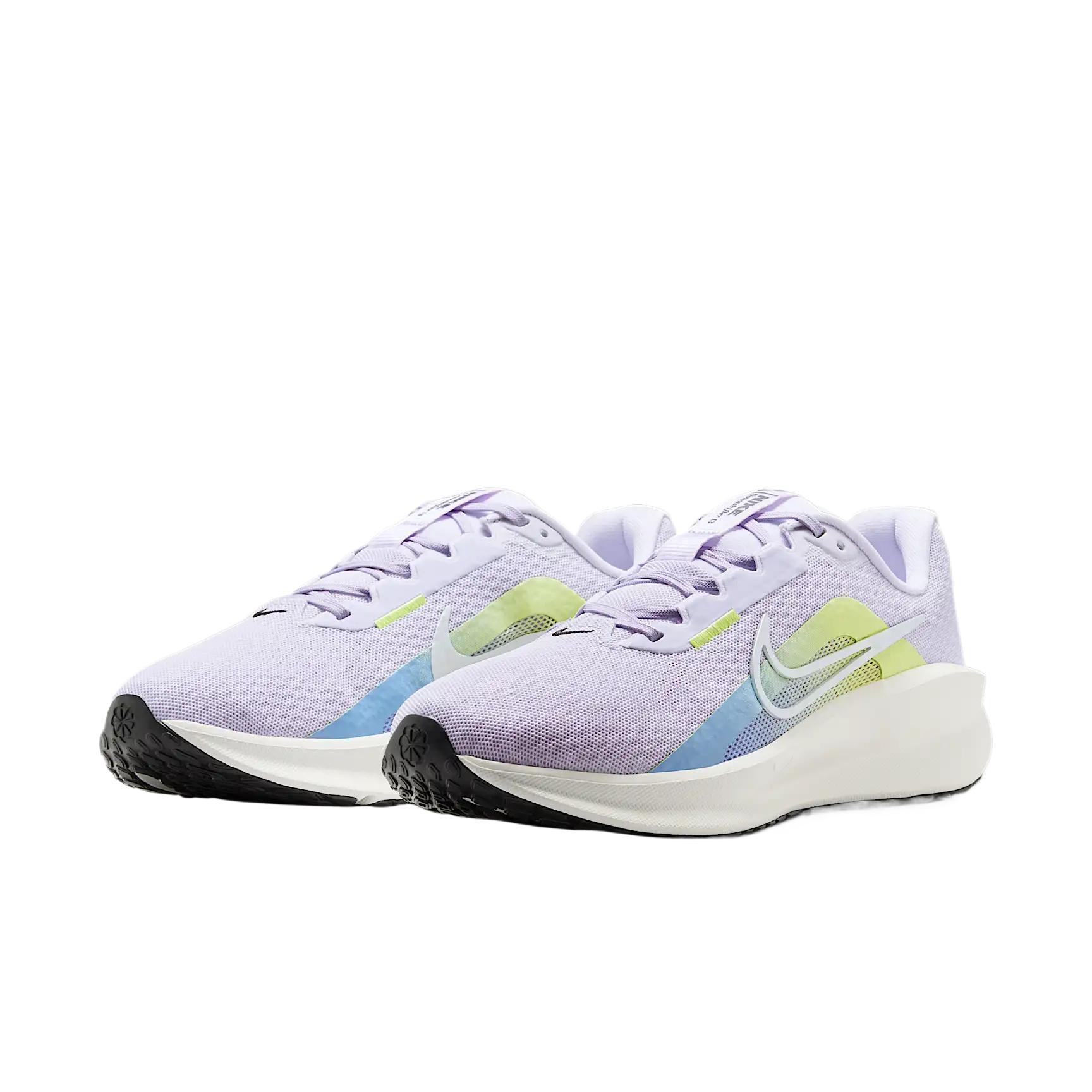 Nike Downshifter 13 Amethyst Tint Hydrangeas Glacier Blue Metallic Silver Women’s