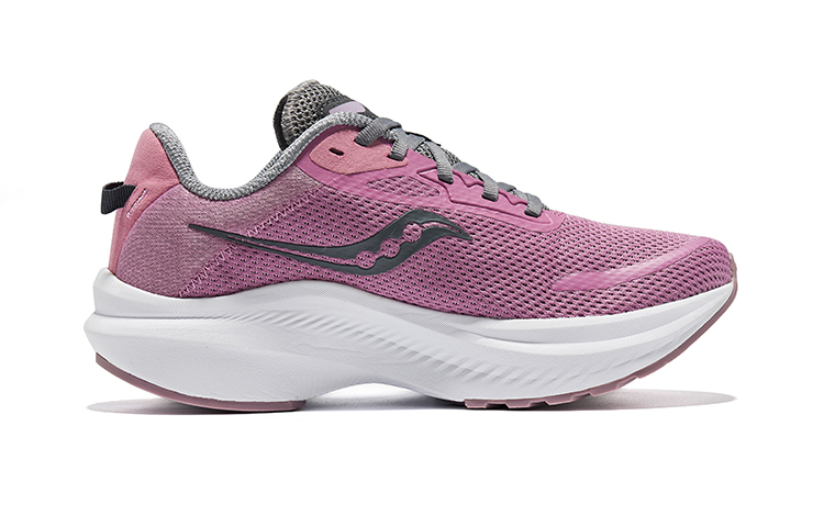 Saucony Axon 3 Mesh Breathable Cushioning Low top Casual Running Shoes Women’s Pink