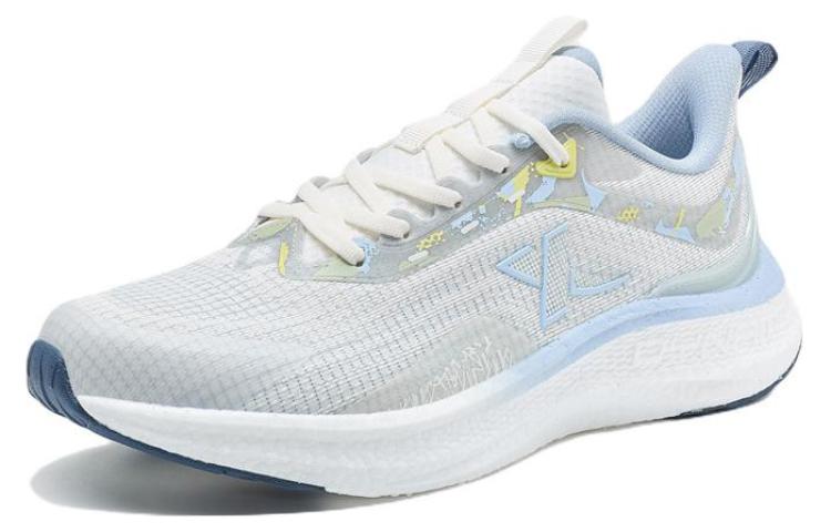 XTEP Dynamic Foam Slip Resistant, Abrasion Resistant, Breathable Low top Running Shoes Women’s White Blue