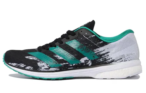 Adidas Adizero Japan 5 Multicolor Mesh Breathable Low top Running Shoes Unisex Green Black White