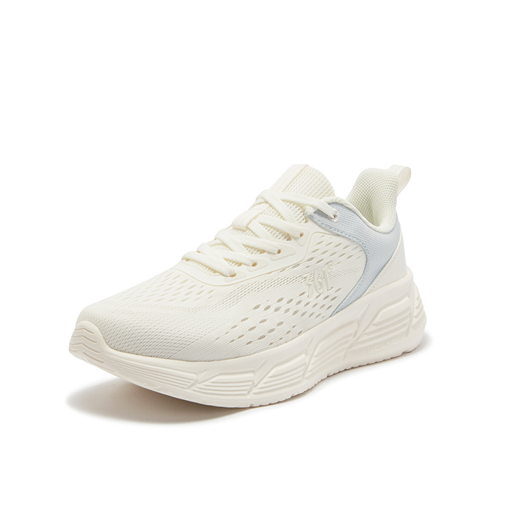 361° Slip Resistant, Abrasion Resistant, Breathable Low top Running Shoes Women’s White Glass Blue