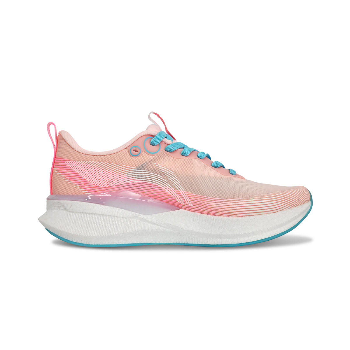 Li Ning Red Hare 8PRO Cushioning Slip Resistant Breathable Low top Casual Running Shoes Unisex Pink Blue