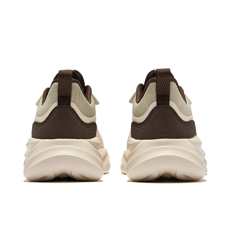 Erke Lingyun Cushioning Breathable Rebound Low top Casual Running Shoes Men’s Tea Brown