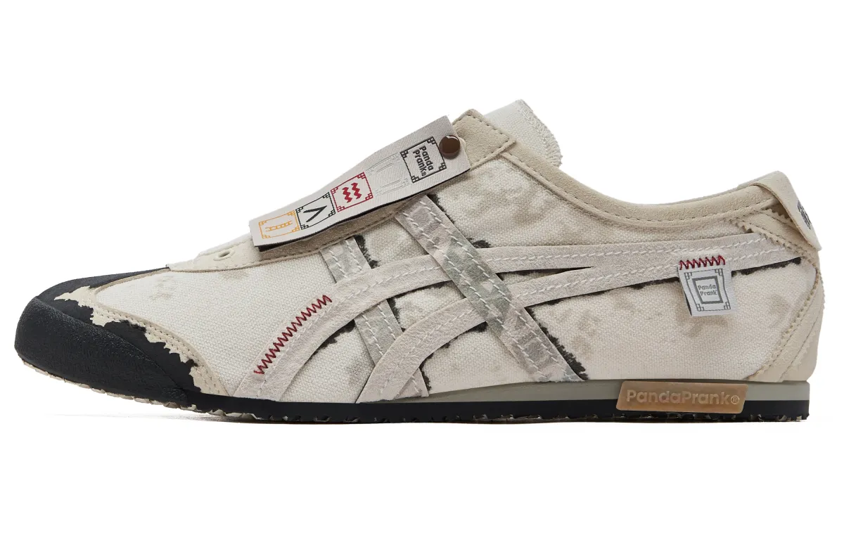 Onitsuka Tiger MEXICO 66 Panda Prank, Journey To The Mountains, Gathering Vintage Slip Resistant Abrasion Resistant