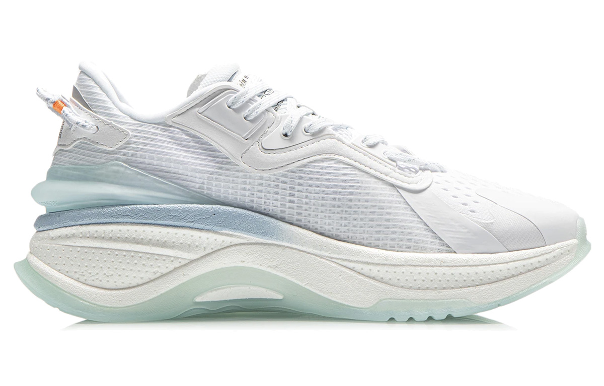 Li Ning Exceed 5 Cushioning Breathable Lightweight Abrasion Resistant Slip Resistant Low top Running Shoes Men’s White