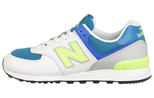 574 New Balance 'Deep Ozone Blue Bleached Lime'