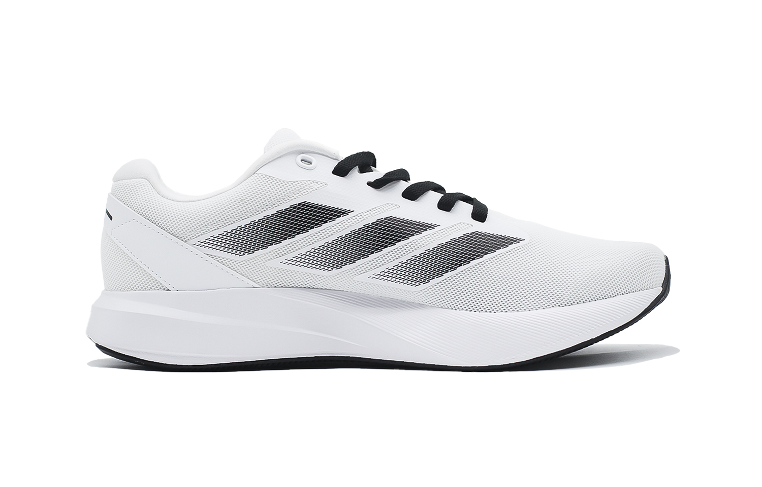 Adidas Duramo RC Mesh Cushioning Slip Resistant Abrasion Resistant Breathable Low top Running Shoes Unisex Black White