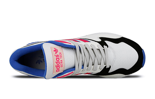 Кроссовки adidas originals Ultra Tech Shock Pink (черно-бело-розовые) — фото 4