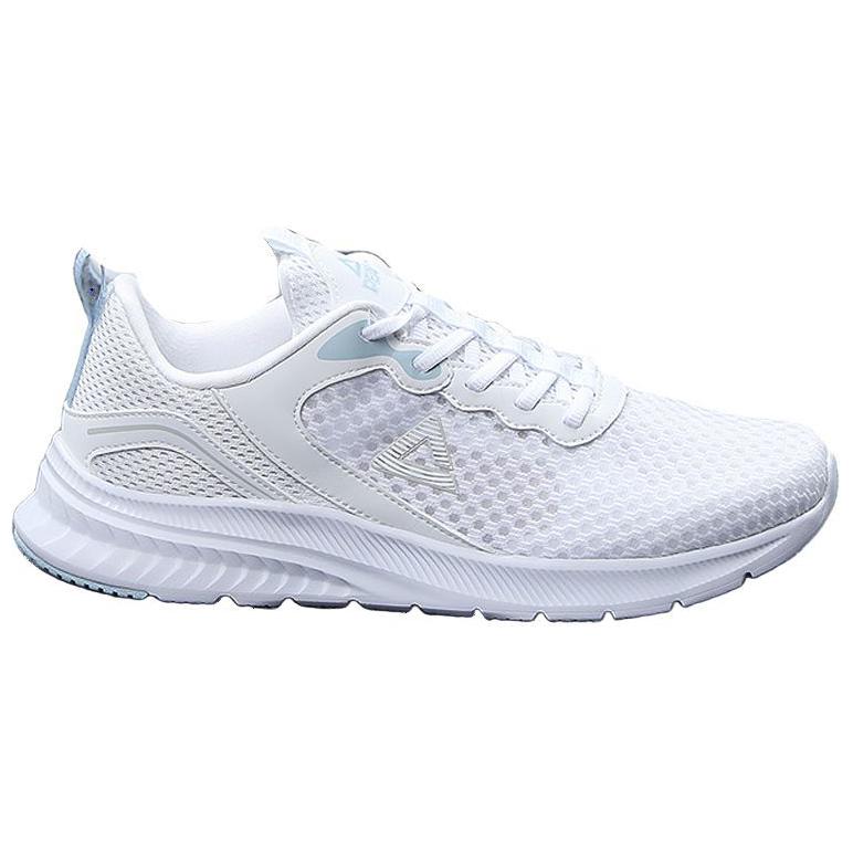 PEAK Slip Resistant, Breathable, Lightweight Low top Running Shoes Men’s All White