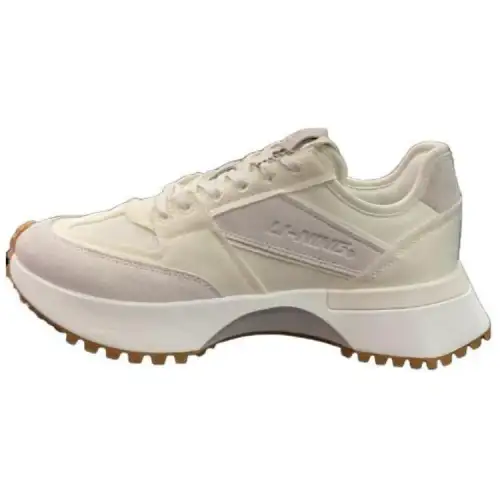 Li Ning 001 Slip Resistant Low top Running Shoes Men's Beige