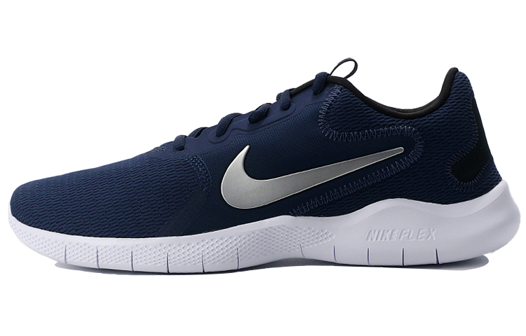 Nike Flex Experience RN 9 sports and comfortable PU mesh shock-absorbing, non-slip, wear-resistant and breathable low-top running shoes, men's midnight blue