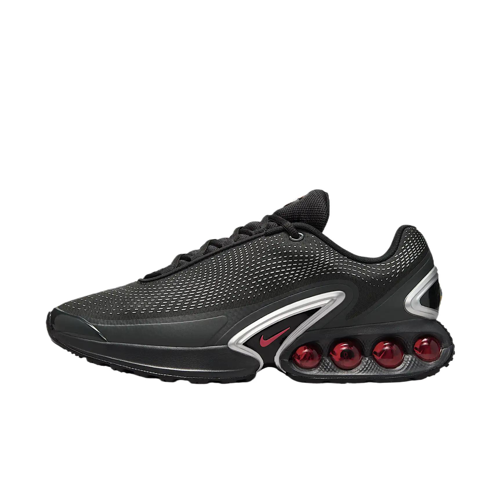 Nike Air Max Dn Black Metallic Silver Red
