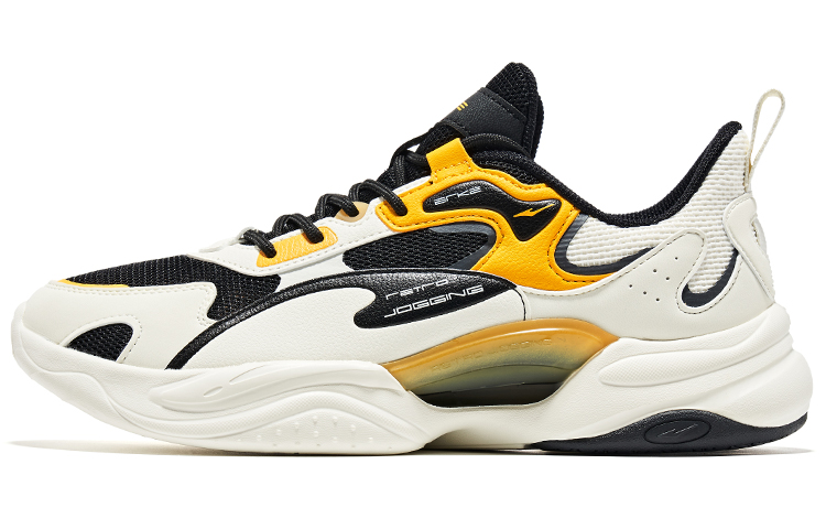 Erke Low top Running Shoes Men’s White Black Orange Yellow