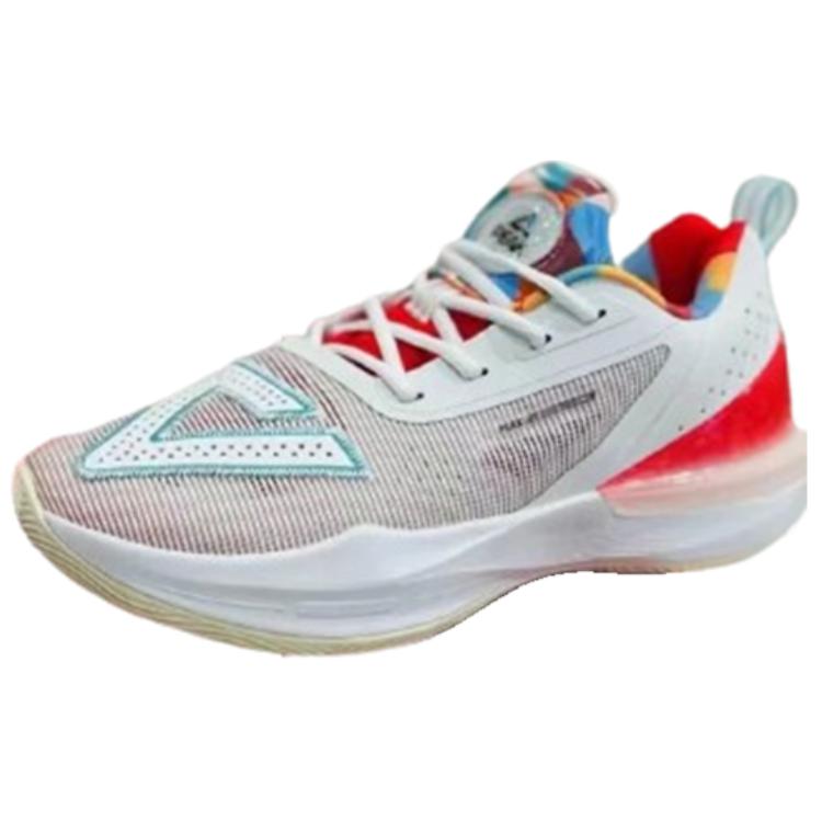 PEAK Taichi Triangle 3.0 Slip Resistant Abrasion Resistant Low top Running Shoes Men’s White Red