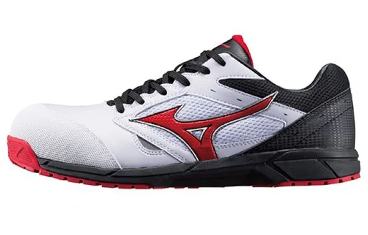 Mizuno LS Textile, Synthetic Leather Protective Slip Resistant, Abrasion Resistant, Breathable Low top Running Shoes