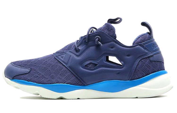 Reebok Furylite Comfortable Fabric Low top Running Shoes Men's Blue