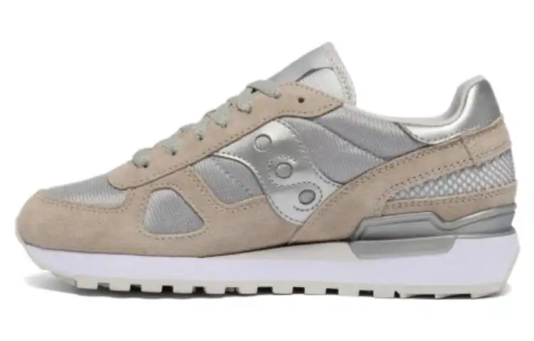 Saucony Shadow Original Wear resistant And Lightweight Low top Running Shoes Women's Taupe