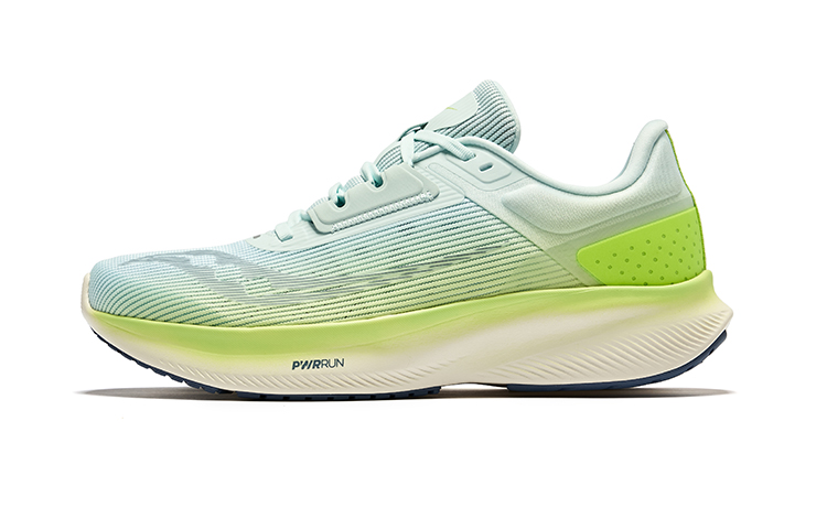 Saucony Vessel Mesh Cushioning Abrasion Resistant Breathable Low top Training Running Shoes Unisex Green Blue