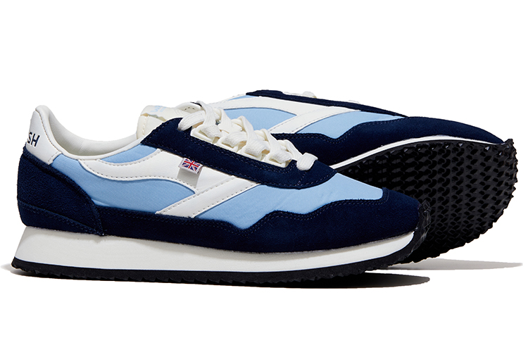 Norman Walsh Leather Cushioning Slip Resistant Abrasion Resistant Coverage Low top Running Shoes Women’s Blue Black