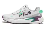 FILA Abrasion Resistant Breathable Low top Running Shoes Women's White Purple Green