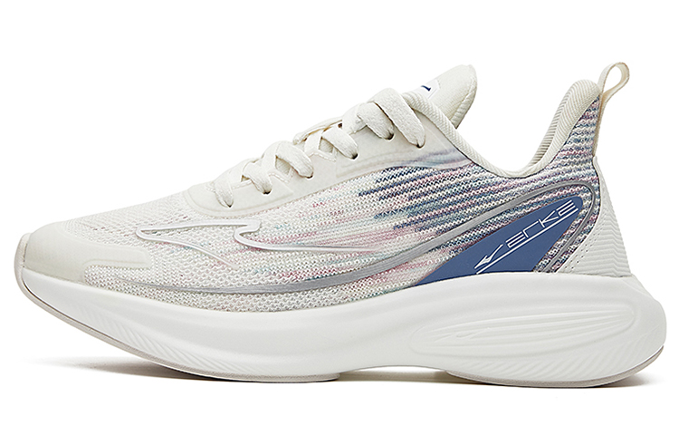 Erke Versatile Cushioning Breathable Abrasion Resistant Slip Resistant Low top Running Shoes Women’s Smoke Blue