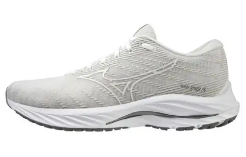 Mizuno Wave Rider 26 Super Wide 'White Grey'
