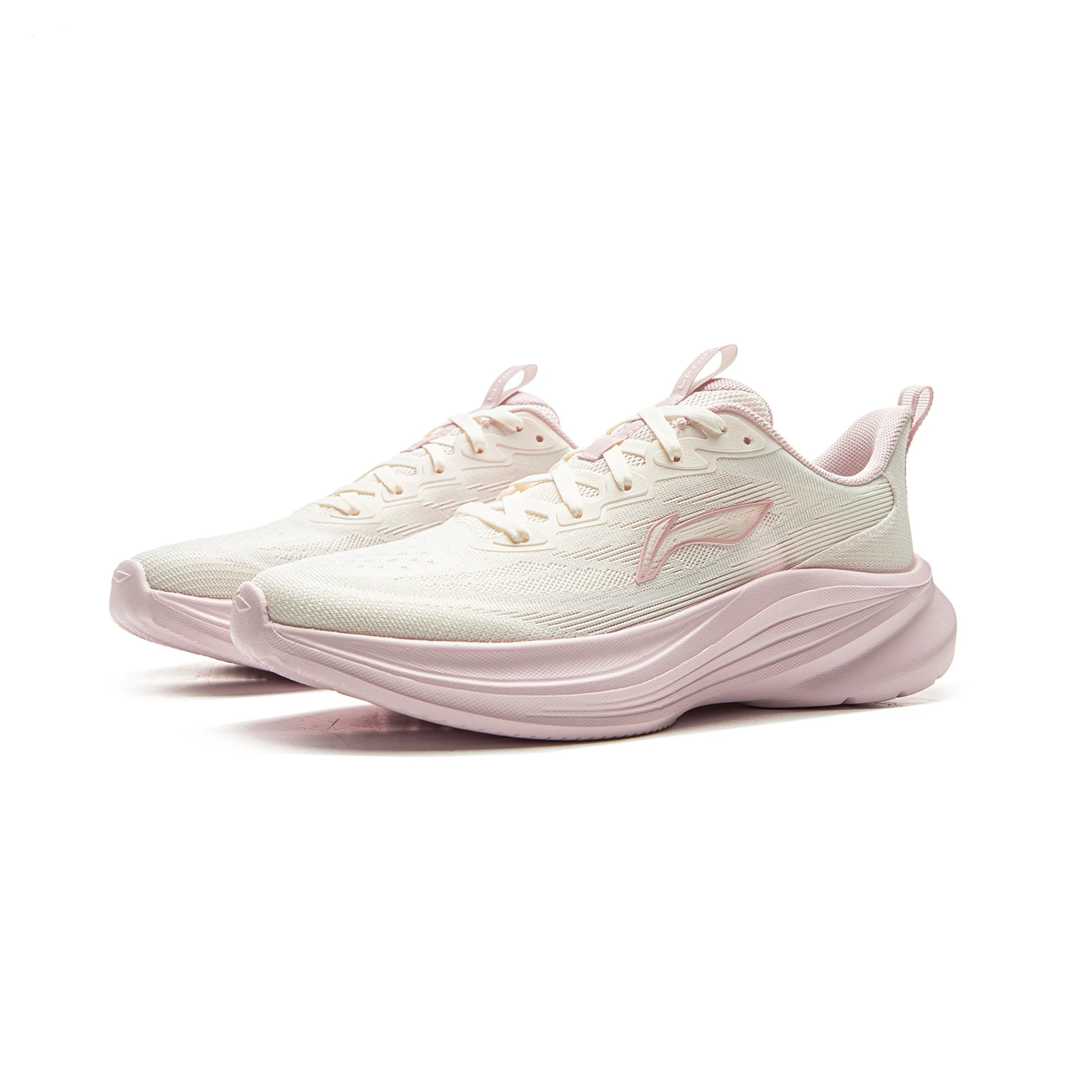 Li Ning Light Breeze Low top Casual Running Shoes Women’s White Pink