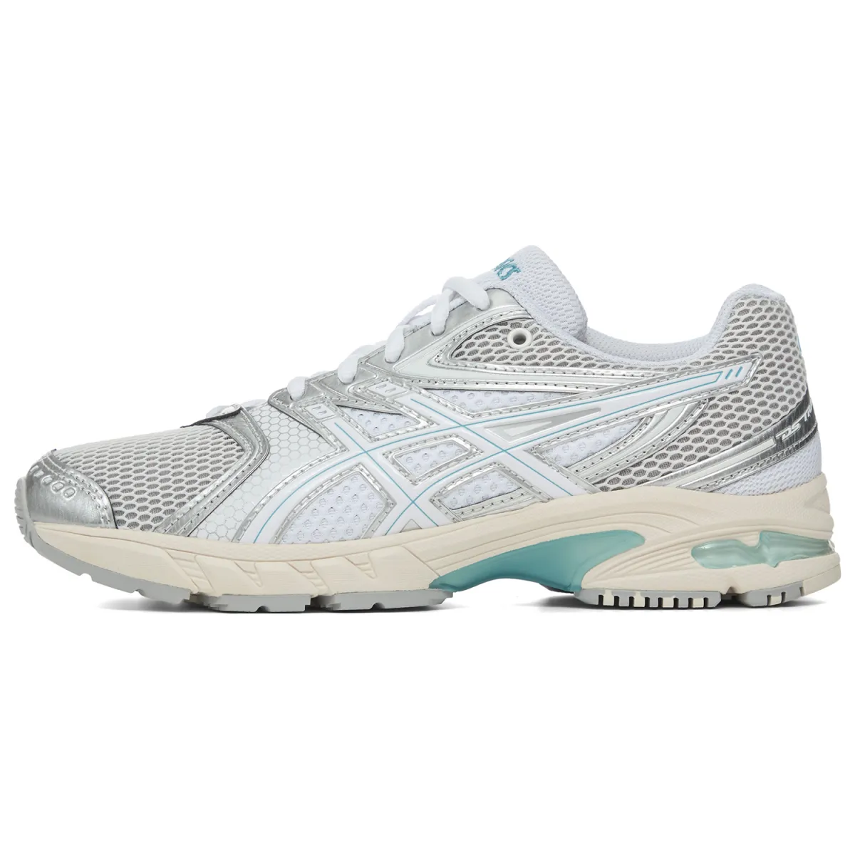 ASICS GEL DS TRAINER 14 Cushioning, Wear Resistant Low top Casual City Commuting Running Shoes Unisex White Silver Blue