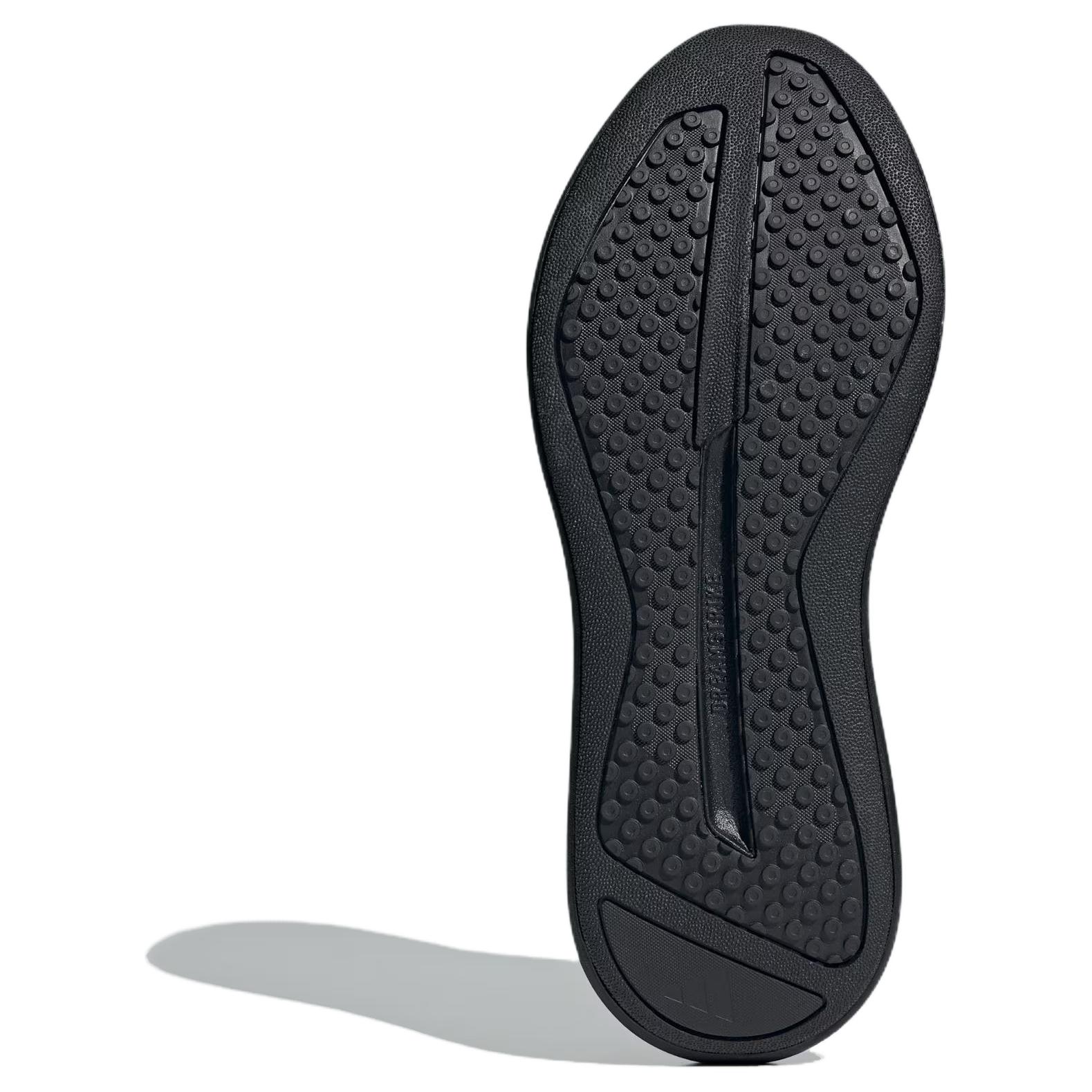 Adidas NOVAWAVE PU, Textile, Synthetic Leather Low top Casual Running Shoes Men’s Black