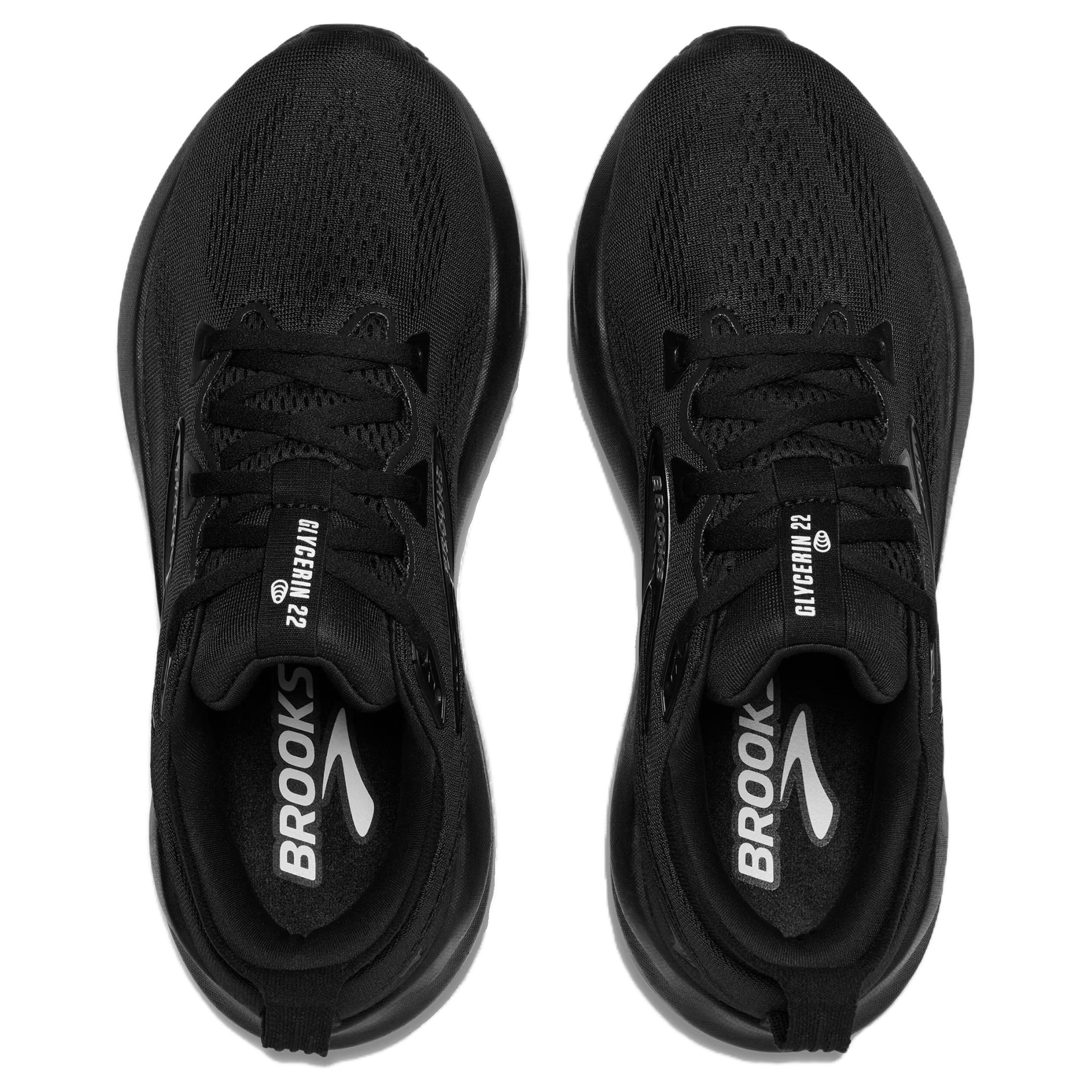 Brooks Glycerin 22 Black Black Ebony Women’s