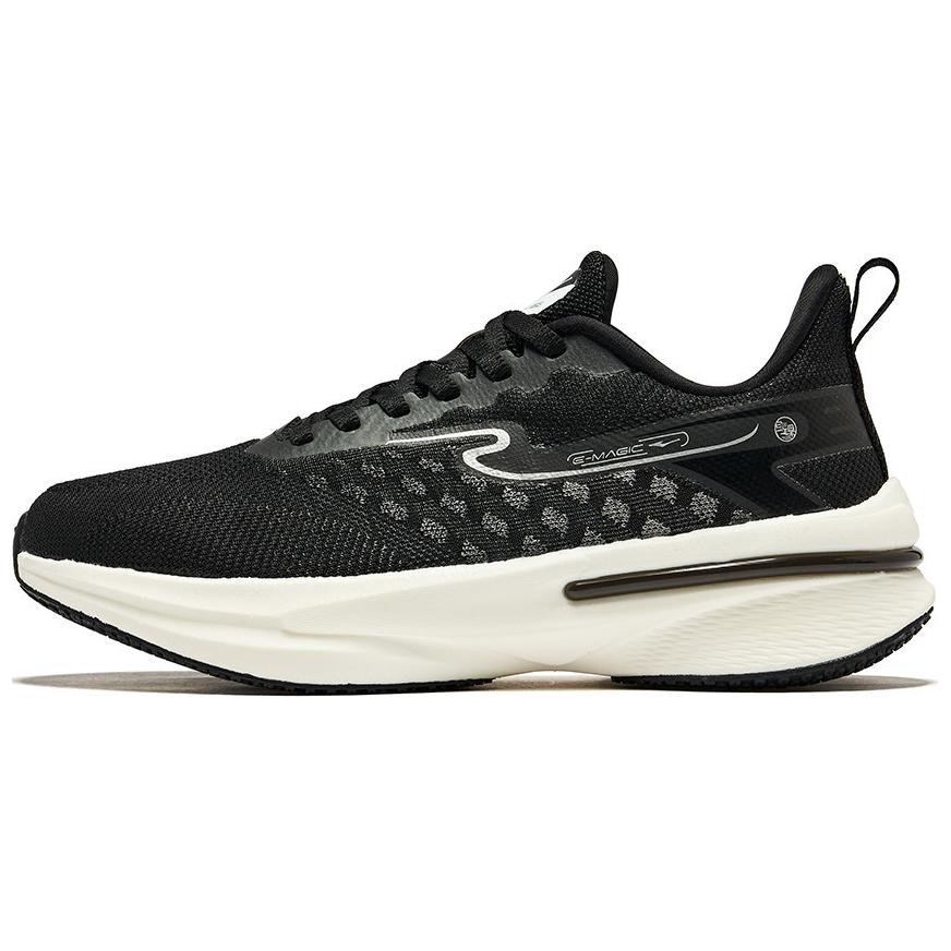 Erke Cushioning, Wear Resistant Low top Running Shoes Women’s Black White