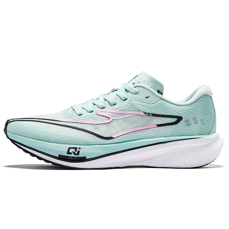 Erke Polar Wind 3.0 PU, Textile Cushioning Breathable Rebound Low top Training Running Shoes Women’s Blue Pink