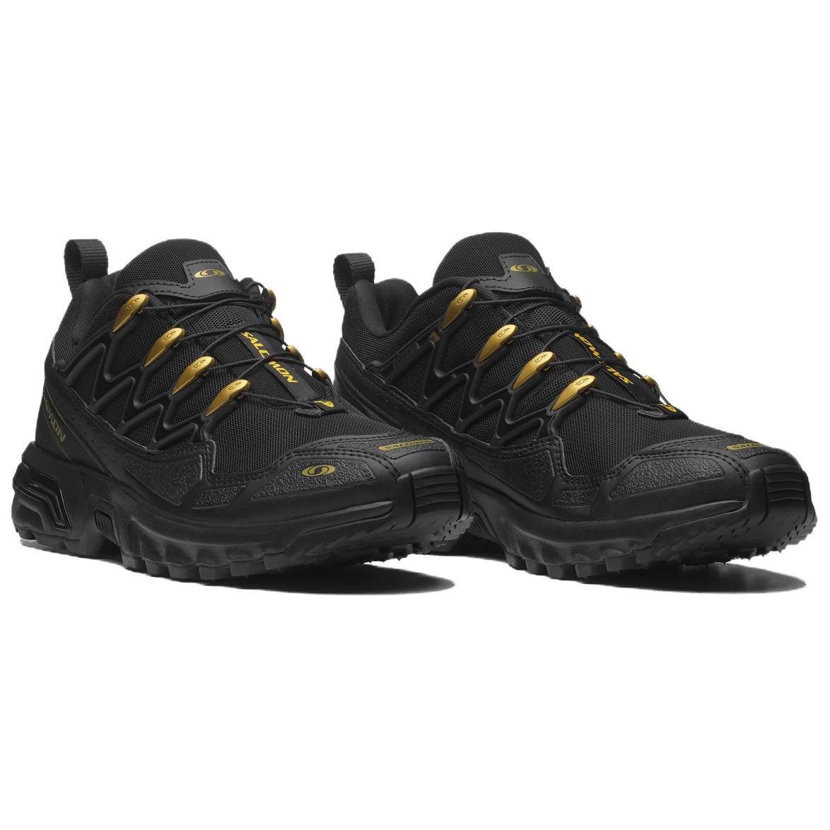 SALOMON ACS+ Slip Resistant Abrasion Resistant Low top Running Shoes Unisex Black