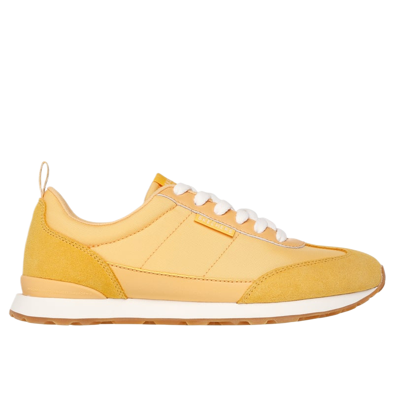 Skechers Mesh, Leather Cushioning Low top Running Shoes Women’s Yellow