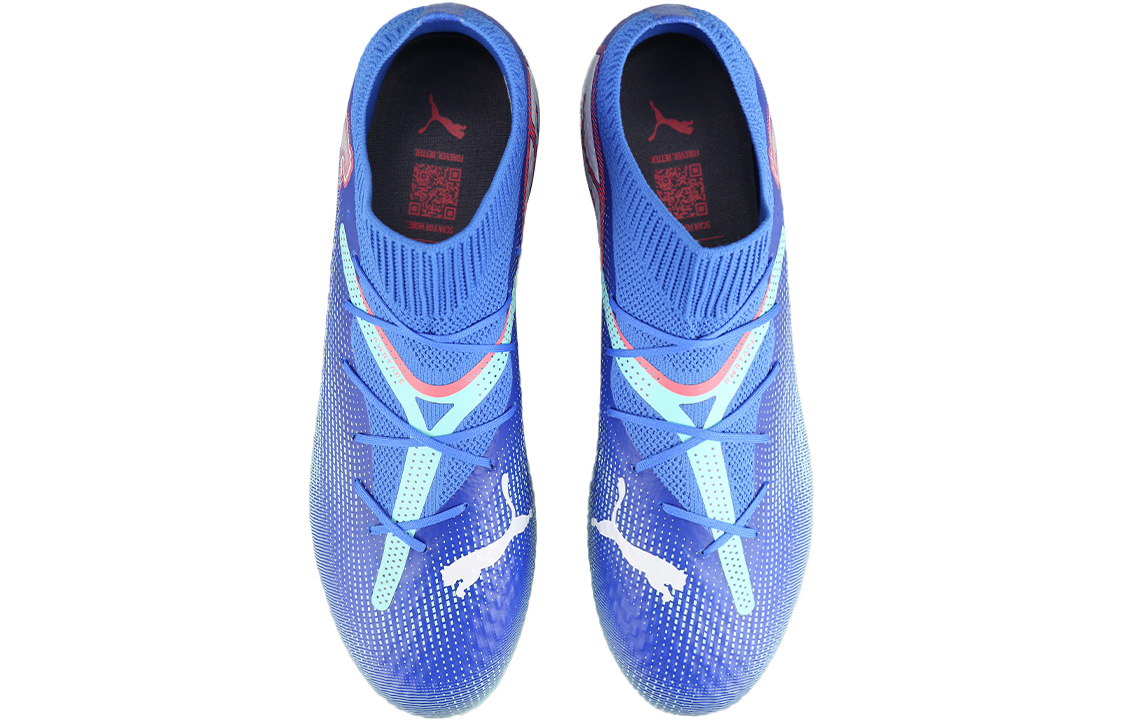 PUMA FUTURE 7 PRO MG Multi Ground Soccer Shoes Men’s Blue Green