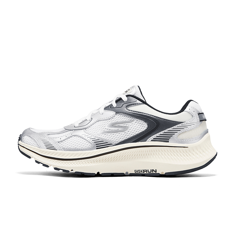 Skechers Go Run Consistent 2.0 Textile, Synthetic Leather Abrasion Resistant Breathable Rebound Low top Casual