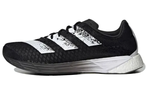 Adidas Adizero Mesh Cushioning, Wear Resistant Low top Running Shoes Men's Black White