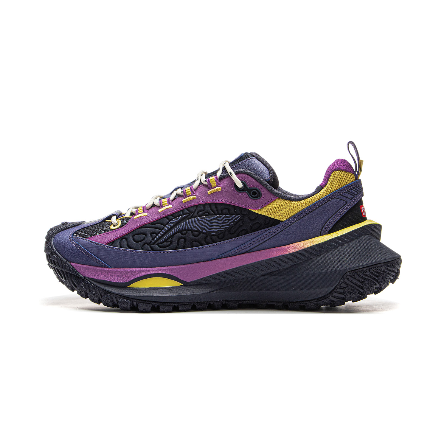 Li Ning x CHUMS Ranger CRC Low top Running Shoes Unisex Dark Blue Purple