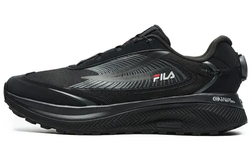 FILA Fila BOA WOLF training cross-country sports outdoor wear-resistant low-top running shoes men's black