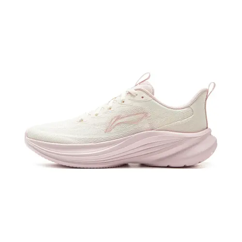 Li Ning Light Breeze Low top Casual Running Shoes Women's White Pink