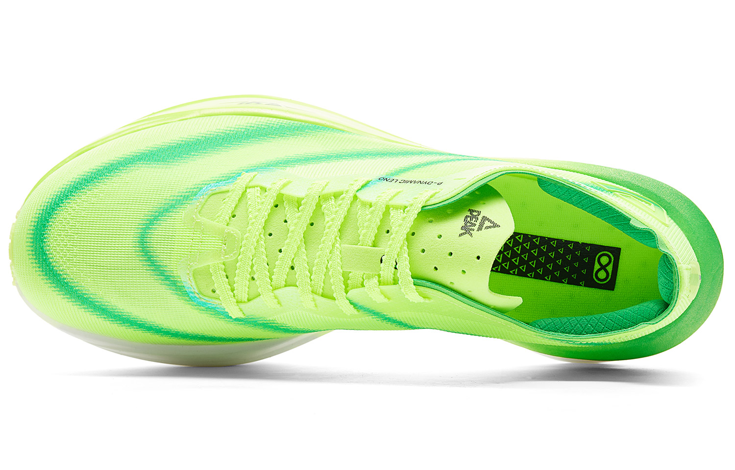 PEAK Cushioning Abrasion Resistant Lightweight Rebound Low Top Marathon Running Shoes Men’s Neon Green