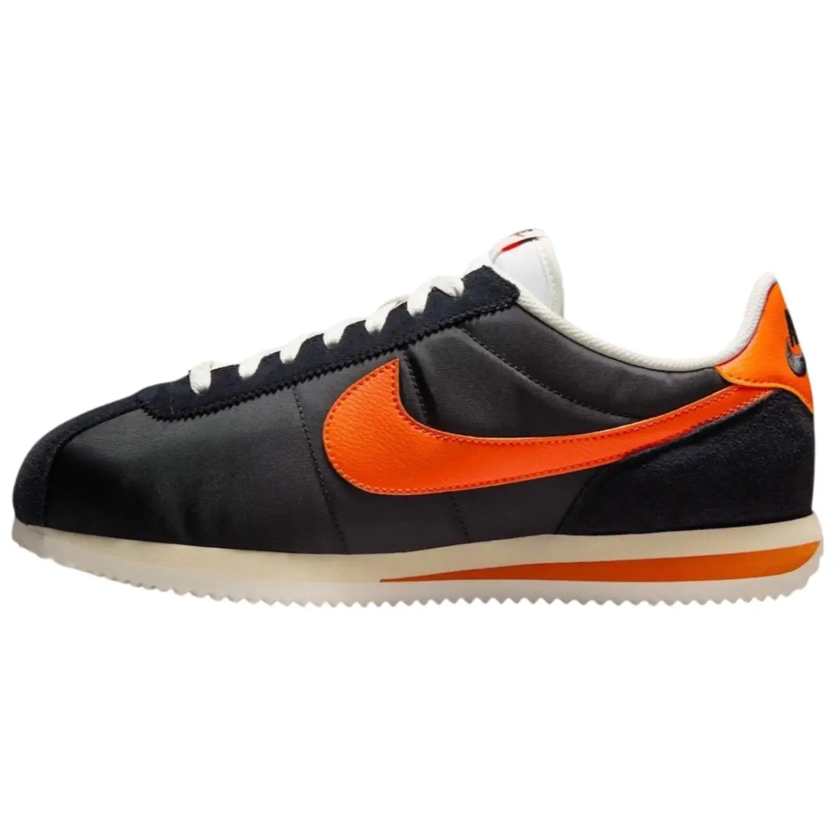 Nike Cortez Txt Black Sail Safety Orange
