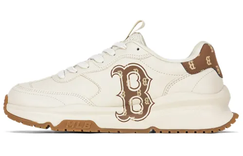 MLB Chunky Runner Boston Red Sox Retro Low-top Casual Urban Commuting Running Shoes Men and Women Same Style Brown