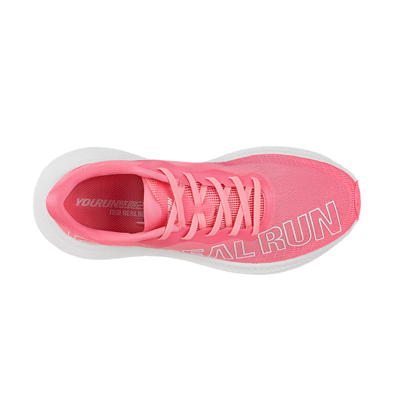 R2 REALRUN Running Shoes Unisex Low Top Bright Rose Red
