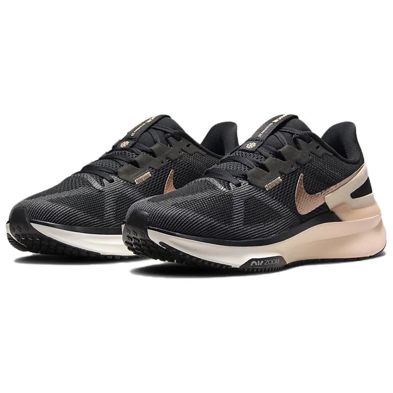 Nike Structure 25 Black Crimson Tint Anthracite Metallic Red Bronze Women’s