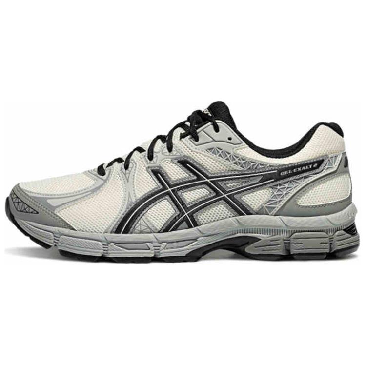 ASICS Gel Exalt 2 Abrasion Resistant Low top Casual Running Shoes Men's Ecru Gray