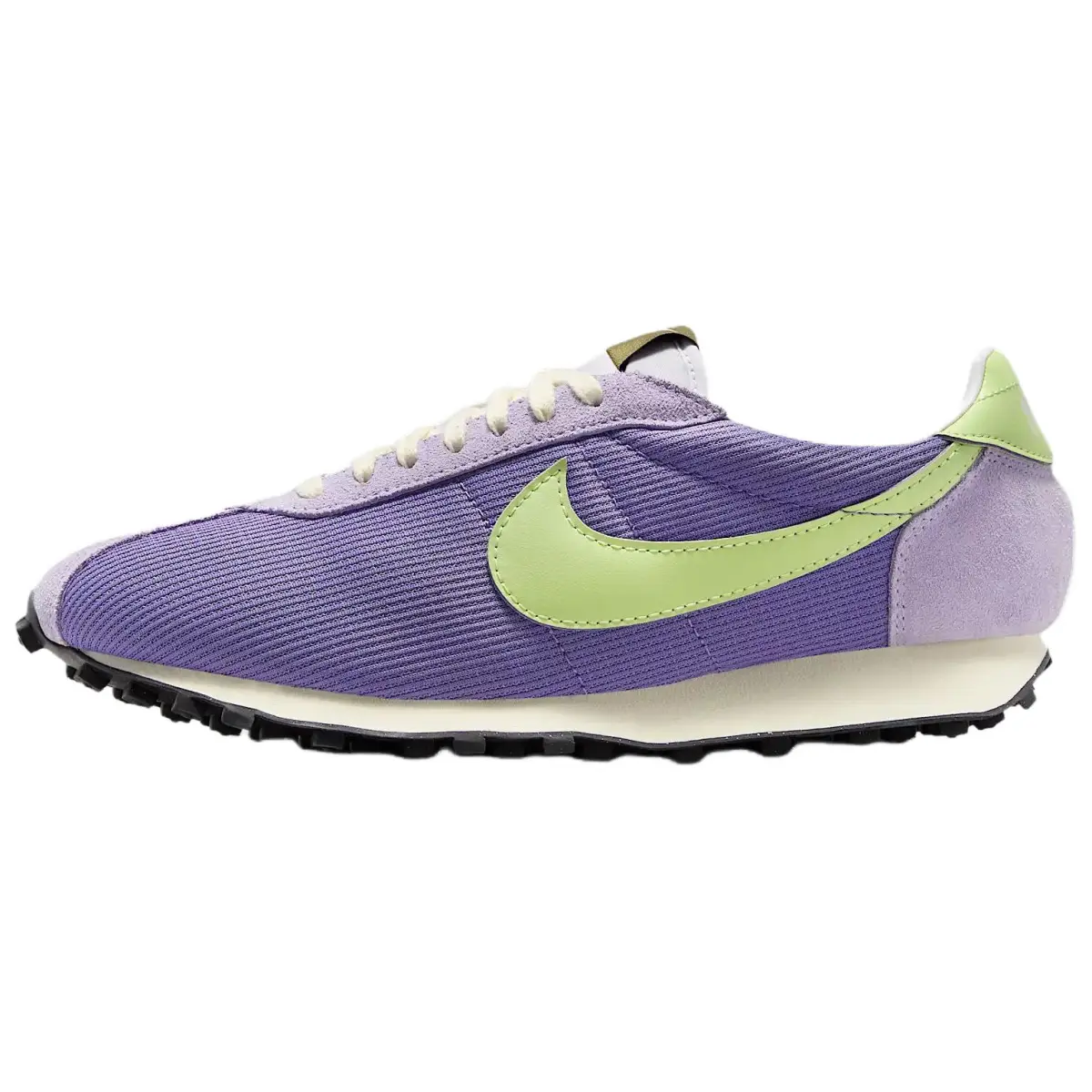 Nike LD 1000 Leather Slip Resistant Support Slip Resistant Support Low top Casual Running Shoes Men's Purple Green