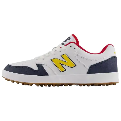 480 New Balance Spikeless Golf 'White Yellow Navy'