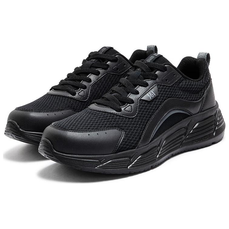 361° Blade Cushioning Breathable Height Increasing Low top Casual Running Shoes Men’s Obsidian Black