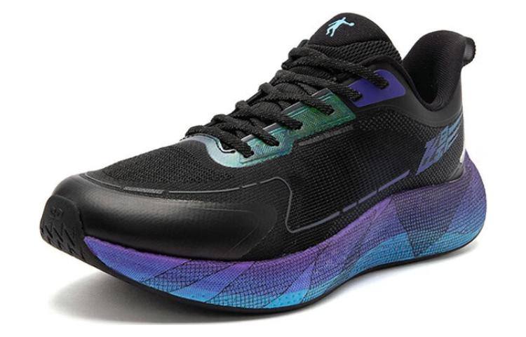 QIAODAN Flying Shadow 3.0 Slip Resistant Rebound Low top Running Shoes Men’s Black Purple